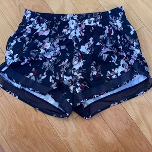 Athleta Navy Patterns Shorts